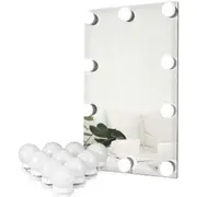 Make Up Mirror 10 Bulbs Dimmable Lamp Vanity Light LED Lights Hollywood Style