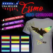 ESSMO™ Neo Chrome Heat Transfer Vinyl HTV T-Shirt 20" Roll Iron On Heat Press