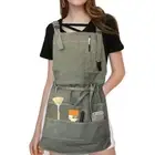 Waterproof Permist Hairdresser Barber Apron Workwear Clear Apron Oil Resistant