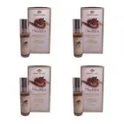Al Rehab Choco Musk Concentrated Perfume Oil Roll-On Bottle Pack of 4 6ml Unisex