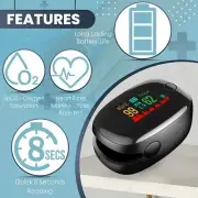 Pulse Oximeter Monitor Finger Pulse Monitor Oxygen Monitor Oximeter
