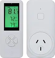 DIGITEN Temperature Controller WTC100 Wireless Thermostat Outlet Remote Control Temperature Homebrewing Thermostat Plug-in Temperature Controller Greenhouse Thermostat Cooling Heating Mode for Fan Heater