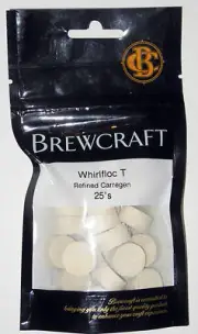 50 tablets Whirlfloc T- Beer Clarifier Fining Agent Refined Carregen Home Brew