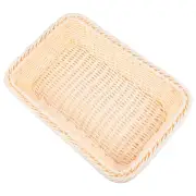 Woven Snack Basket Wicker Storage Baskets Bread Storage Basket