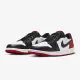 【NIKE 耐吉】Air Jordan 1 Low OG GS Black Toe 黑紅 大童 女鞋(CZ0858-106)