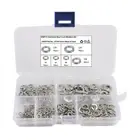 250 Pieces Lock Washers Assortment Spring Washers Set Hardware with Case Splited