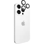 Case-Mate Aluminium Ring Lens Protector for iPhone 16 Pro/16 Pro Max (Black)