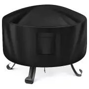 22 – 34" Round Fire Pit Cover Garden Backyard Patio Fire Bowl Covers Table Cover