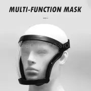 Full Face Protective Mask Anti-fog Shield Safety Transparent Head Cover + Filter