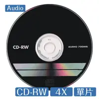 在飛比找蝦皮購物優惠-Audio 專用片 CD-RW 700MB 80Min 單片