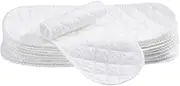 10PCS Three-Layers Cotton Diaper Reusable Solid Casual Infant Baby Cloth Diaper Covers Nappy Liners Insert (Three Layers - S, 30x11cm / 11.81x4.33in)