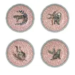 Bernardaud Braquenie Assorted Salad Plates, Set of 4