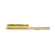 Bergeon 1131-12 Hand Wire Scratch Brush with Surly Brass Bristles, Swiss Made
