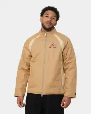 [JORDAN] Jordan Flight Heritage Warmup Jacket Elemental Gold - Size M M Elemental Gold/