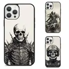 Shockproof For Samsung A15 A16 S23 S24 S25 Ultra FE black white skeleton warrior