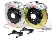 Brembo Front GT Brake BBK 6pot Silver 380x32 Slot Ferrari 360 Modena F430 w/oCCM (for: Ferrari)
