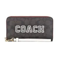 在飛比找momo購物網優惠-【COACH】COACH Varsity字母LOGO印花PV