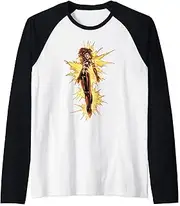 [Marvel] X-Men Phoenix On Fire Portrait Raglan Baseball Tee