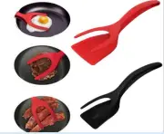 High Qualtiy Pliers Handle & Flip Spatula 2 In 1 Tongs Clamp Pancake Fried Egg