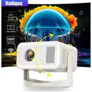Native 1080P 650ANSI 4K Android11 L018 Projector with Auto Keystone Correction