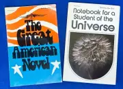 WRITE YOUR OWN BOOK Journals -- 'Great American Novel' and 'Student of Universe'
