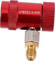 Anneome Connector for Ac Recharging Quick Disconnect Coupler for Refrigeration Control Valve