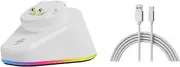 Wireless Mouse Charging Dock, Dual USB Ports, for Logitech/for Razer Gaming Mouse