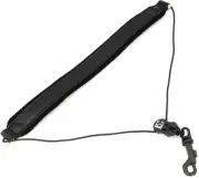 BG S20SH Leather Saxophone Neck Strap - Black (2-pack) Bundle
