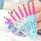 Fashion UV Gel Builder Nail Art Carving Sable Nail Painting Brush Pen Manicure