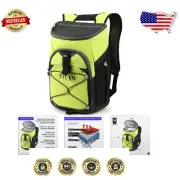 Stylish Citrus 24-Can Backpack Cooler with Adjustable Straps - Easy to Clean