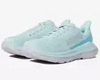 HOKA ONE ONE Mach 4 Women Road Running Training Sneakers Blue Glass Mesh Size 11