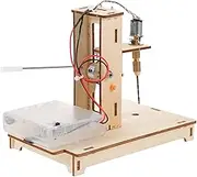 Science Project Drill Press Set Mini Drill Press for DIY Crafts Woodworking