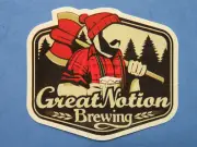 BEER Brewery STICKER ~ GREAT NOTION Brewing Taproom ~ Seattle, WA ~ Lumberjack