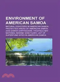 在飛比找三民網路書店優惠-Environment of American Samoa