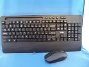 Wireless Keyboard and Mouse Combo EDJO Full-Size Wireless Keyboard w/ Palm Rest