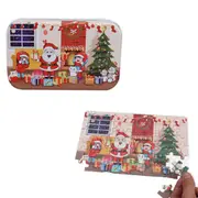 60-Piece Christmas Puzzle for Kids DIY Assembly Puzzle Educational Toy