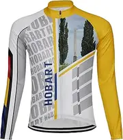 [Luisbibe] Hobart Men's Cycling Jersey Long Sleeve Bike Shirts