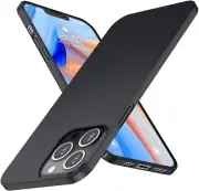 Black Ultra Slim Thin Case Compatible With iPhone 13 Pro Max