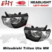 Pair Head Lights For Mitsubishi Triton Ute MN 2009~2015 GL GLX LH + RH Lamps