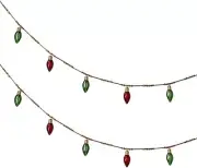 RAZ Imports 2022 No Place Like Home 6' Light Bulb Garland