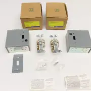 Square D 2510FG02 FHP Manual Starter No Pilot Resettable 115/277V 1Hp Lot Of 2