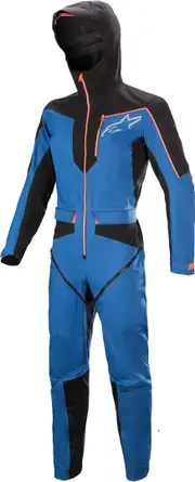 Alpinestars Tahoe WP 1-Piece Bicycle Textile Suit, black-blue, Size S for Men Black Blue
