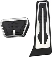 CHPGKGVNVT Car Pedals Cover for BMW 1 3 4 5 6 Series X1 X2 F48 F49 F20 F30 F31 F32 F33 F34 F36 X3 X4 X5 X6 F20 F30 E34 E39 E70 E71 E90 Pedals(for 5 7 Series)