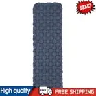 Inflatable Air Mattresses TPU Camping Sleeping Bed for Garden (Navy blue) NEW