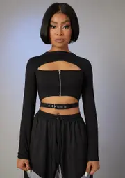 [Poster Grl] Speakerphone Hottie Long Sleeve Top