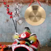 Gongs and Drums Child Instrument Metal Bells Hand Held Percussion