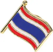 [WOFASHPURET] Metal Pins Usa Pin American Flag Mini World Flag Pin Badge Veterans China Flag Patriotic Pins Friend Flag Pin United States Flag Country Brooch Pin Metal Flag Red Lapel Banner