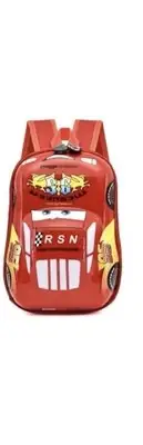 Eavvxuy Cartoon Car Backpack, Waterproof Hard Shell