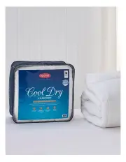 [Tontine] Classic Cool Dry Comfort Mattress Topper in White
