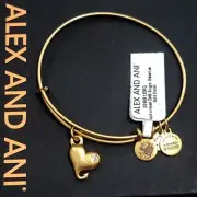 Alex And Ani Cupids Heart Charm Bracelet